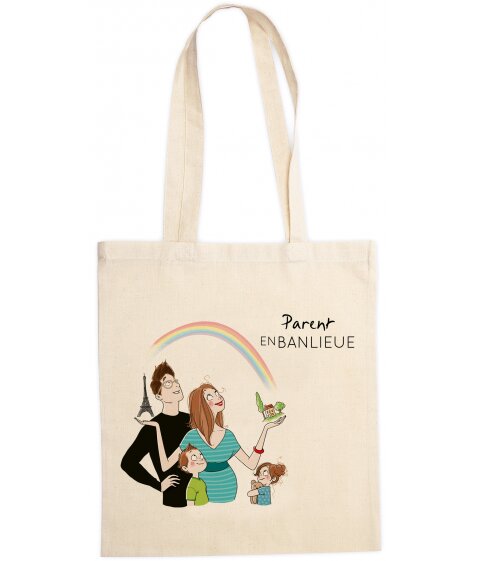 Sac Parent en banlieue, signé Nathalie Jomard