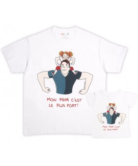 T-shirt père-fille 
