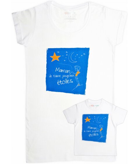 Cadeau mère-fils : Tunique et T-shirt 