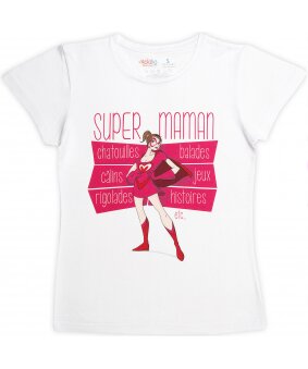 Tee-Shirt SUPER MAMAN 