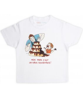 Tee-Shirt garçon blanc 