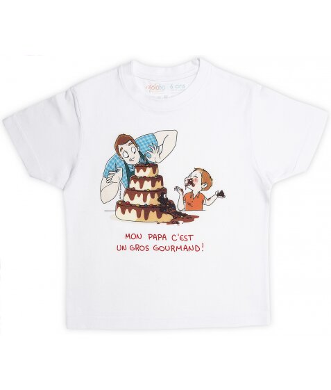 Tee-Shirt garçon blanc 