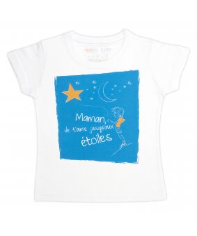 Tee-Shirt fille blanc 