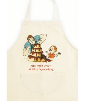 Tablier garçon écru 