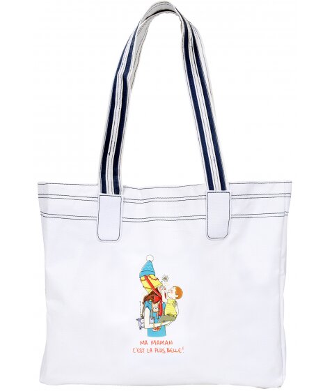 Sac blanc pour maman 