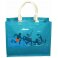 Sac de plage en jute Turquoise signé Nathalie Jomard