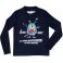 T-Shirt mixte bleu marine "Monstre" 2-10 ans