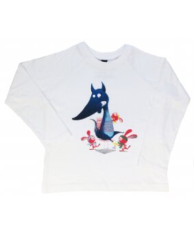 T-shirt mixte Loup signé Philippe Jalbert