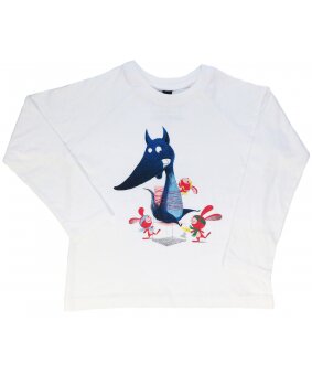 T-shirt mixte Loup signé Philippe Jalbert