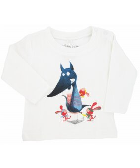 T-shirt bébé mixte Loup, signé Philippe Jalbert